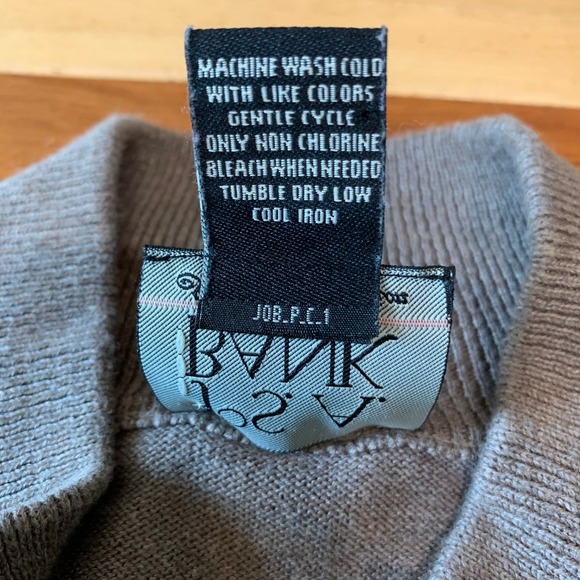 Jos A Bank Signature Collection Men's XXL Brown 100% Pima Cotton 1/4 Zip Sweater - Picture 7 of 8